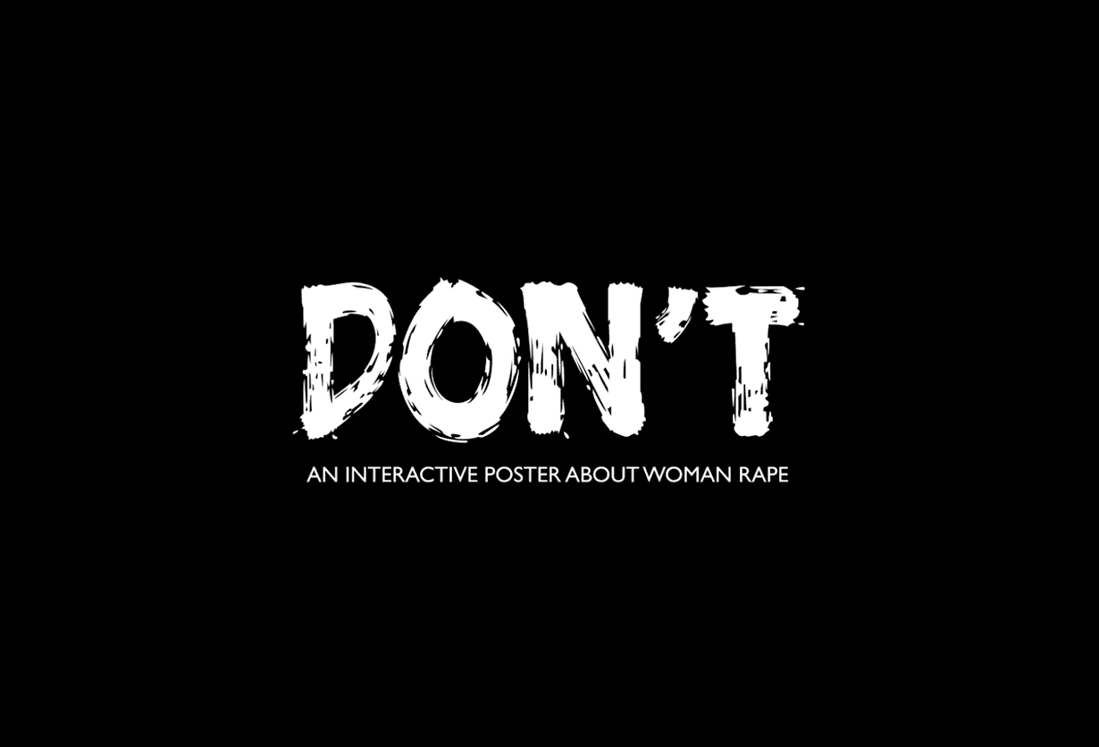 Don't - Interective Poster